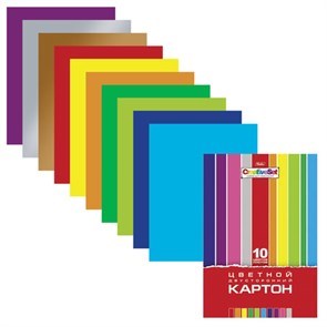 Картон цветной в наборах