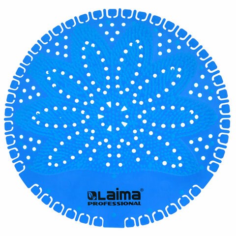Дезодоратор коврик для писсуара синий, аромат Тутти-фрутти, LAIMA Professional, на 30 дней, 608896 608896