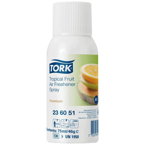 Сменный баллон 75 мл, TORK (Система А1) Premium, тропический аромат, 236151 609275