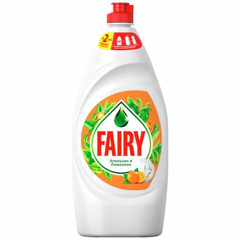 Средство для мытья посуды 900 мл, FAIRY (Фейри) "Апельсин и лимонник", 700415 604832