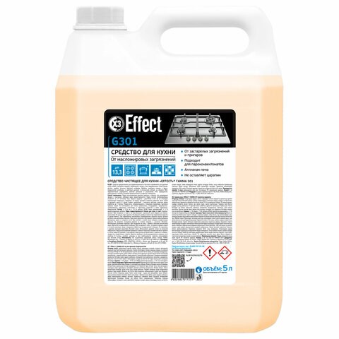 Средство для кухни 5 кг, EFFECT "Gamma 301", для применения во флаконах с триггером, 25680 604213