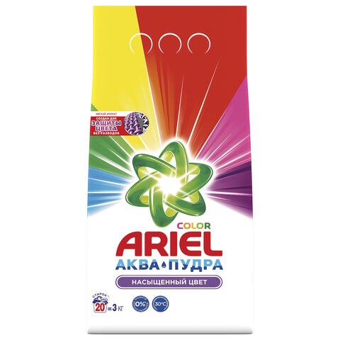 Стиральный порошок-автомат 3 кг, ARIEL (Ариэль) Color 602400