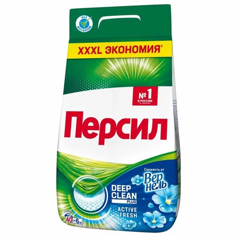 Стиральный порошок-автомат 6 кг, ПЕРСИЛ, "Свежесть от Вернель", 2467899 601882