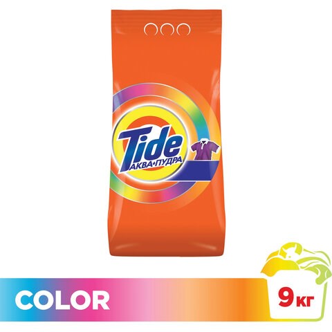 Стиральный порошок-автомат 9 кг, TIDE (Тайд) Color 602408