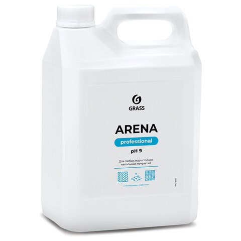 Средство для мытья пола 5 кг GRASS ARENA, с полирующим эффектом, нейтральное, концентрат, 218005 605614