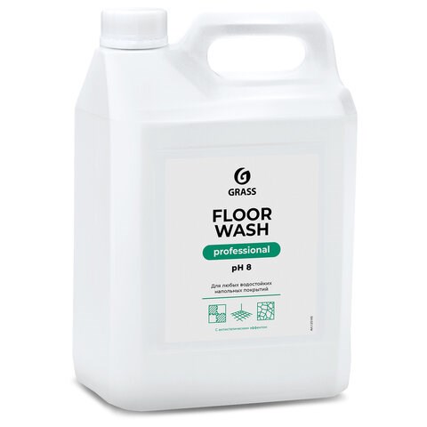 Средство концентрат для машинной и ручной мойки полов 5,1 кг, GRASS FLOOR WASH, нейтральное, 125195 605612