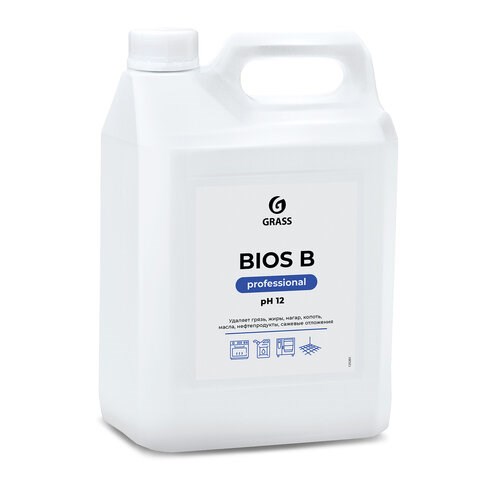 Средство моющее 5,5 кг GRASS BIOS B, для промышленного оборудования, щелочное, концентрат, 125201 605632