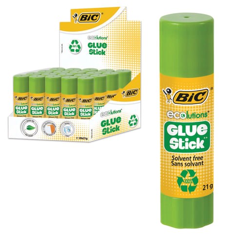 Клей-карандаш BIC "ECOlutions", 21 г, 8923452 225023