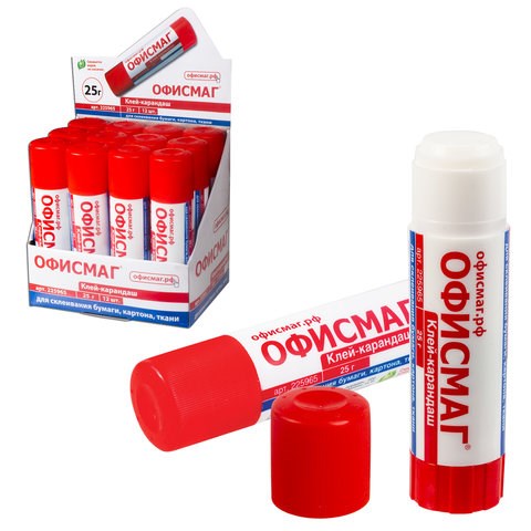 Клей-карандаш ОФИСМАГ, 25 г, 225965 225965
