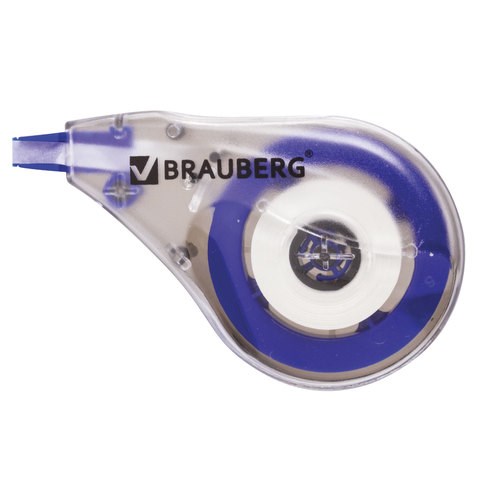 Корректирующая лента BRAUBERG, 4 мм х 8 м, в упаковке с европодвесом, 220640 220640