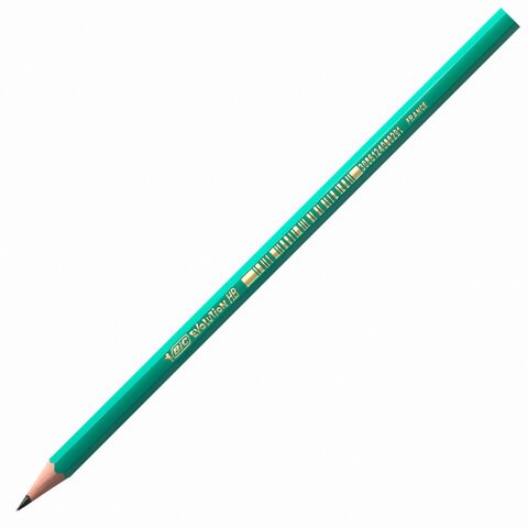 Карандаш чернографитный BIC, 1 шт., "Evolution", HB, корпус зеленый, 8803112 180093