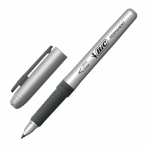 Маркер перманентный BIC "Intensity Ultra Fine", ЧЕРНЫЙ, тонкий наконечник 0,8 мм, 8290801 151562