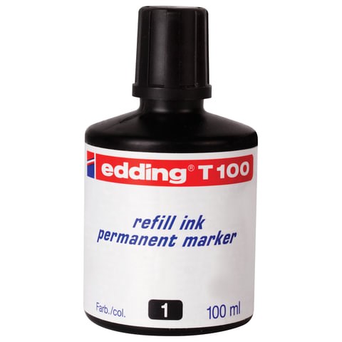 Чернила универсальные EDDING 100, 100 мл, черные, E-T100/1 151268