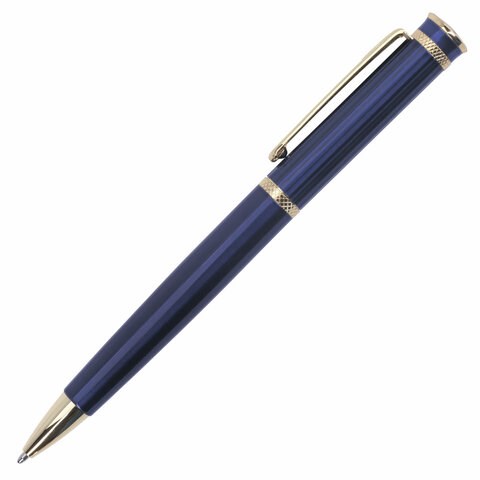 Ручка подарочная шариковая BRAUBERG "Perfect Blue", корпус синий, узел 1 мм, линия письма 0,7 мм, синяя, 141415 141415