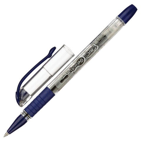 Ручка гелевая с грипом BIC "Gelocity Stic", СИНЯЯ, узел 0,5 мм, линия письма 0,29 мм, CEL1010265 143752