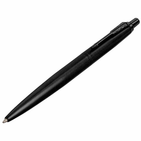 Ручка шариковая PARKER "Jotter XL Monochrome Black BT", корпус черный, нержавеющая сталь, синяя, 2122753 143763