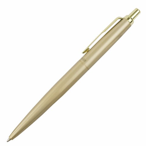 Ручка шариковая PARKER "Jotter XL Monochrome Gold GT", корпус золотой, нержавеющая сталь, синяя,2122754 143764