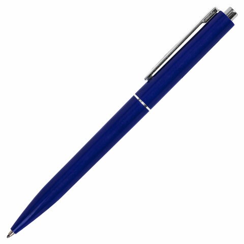 Ручка шариковая автоматическая BRAUBERG X17 BLUE, СИНЯЯ, корпус синий, стандартный узел 0,7 мм, линия письма 0,5 мм, 144157 144157