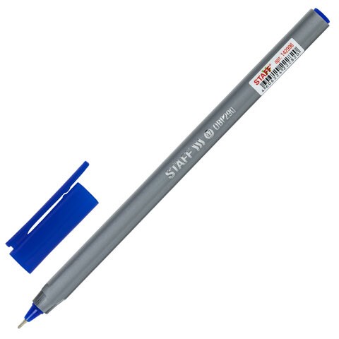 Ручка шариковая масляная STAFF "EVERYDAY" OBP-290, СИНЯЯ, трехгранная, узел 0,7 мм, линия письма 0,35 мм, 142996 142996