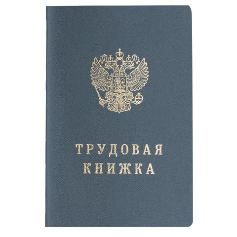Бланк документа "Трудовая книжка", 88х125 мм, ГОЗНАК 121229