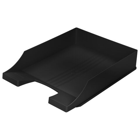 Лоток горизонтальный для бумаг BRAUBERG-CONTRACT, А4 (340х254х66,5 мм), черный, 230879 230879