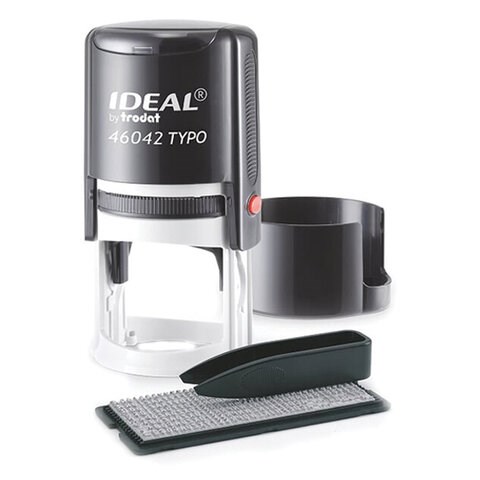 Печать самонаборная 1,5-круга, оттиск D=42 синий,TRODAT IDEAL 46042DB-R1,5, крышка, КАССА В КОМПЛЕКТЕ, 161484 237935