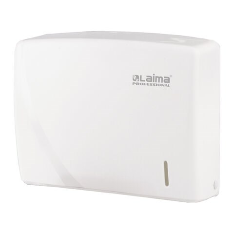Диспенсер для полотенец LAIMA PROFESSIONAL ORIGINAL (Система H2), Z-сложения, белый, ABS-пластик, 605759 605759