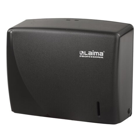 Диспенсер для полотенец LAIMA PROFESSIONAL ORIGINAL (Система H2), Z-сложения, черный, ABS-пластик, 605760 605760