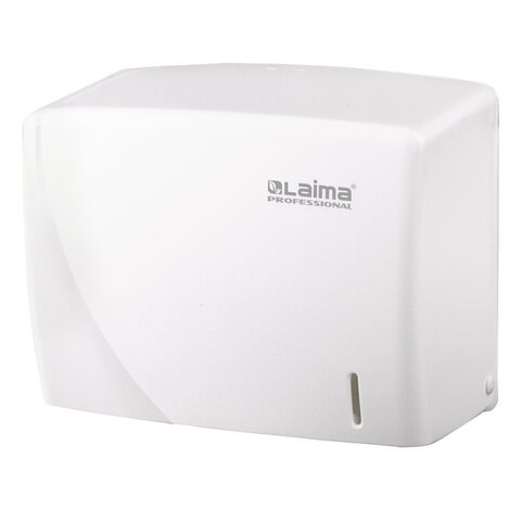 Диспенсер для полотенец LAIMA PROFESSIONAL ORIGINAL (Система H3), V-сложения, белый, ABS, 605761 605761