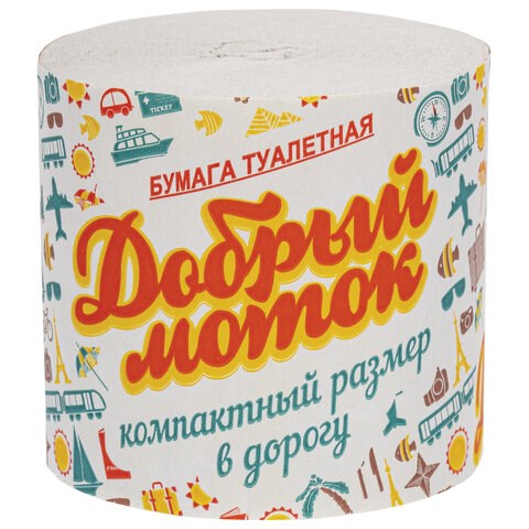 Бумага туалетная бытовая, 25 м, без втулки (супер-эконом), М-20 126554