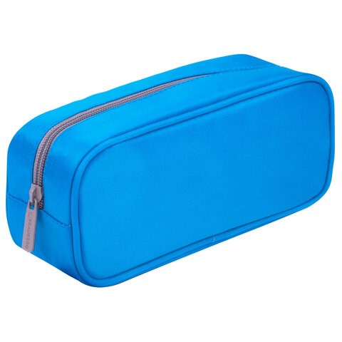 Пенал-косметичка BRAUBERG, мягкий, "KING SIZE BLUE", 20х8х9 см, 229018 229018