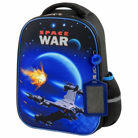 Ранец ЮНЛАНДИЯ LIGHT, 2 отделения, "Space war", 38х29х16 см, 270607 270607