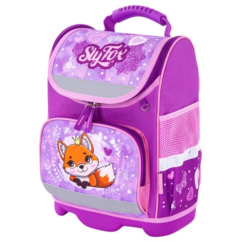 Ранец ЮНЛАНДИЯ WISE для начальной школы, "Sly fox", 37x29х15 см, 270585 270585