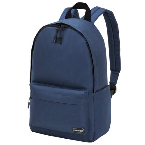 Рюкзак HEIKKI POSITIVE (ХЕЙКИ) универсальный, карман-антивор, Dark blue, 42х28х14 см, 272552 272552