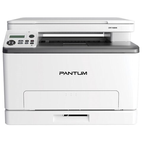 МФУ лазерное ЦВЕТНОЕ PANTUM CM1100DN "3 в 1", А4, 18 стр./мин., 30000 стр./мес., ДУПЛЕКС, сетевая карта 354819