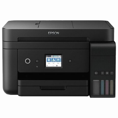 МФУ струйное EPSON L6190 "4 в 1" А4, 33 стр./мин (ч/б), 20 стр./мин (цвет.), 4800х1200, ДУПЛЕКС, АПД, сетевая карта, C11CG19404 354627