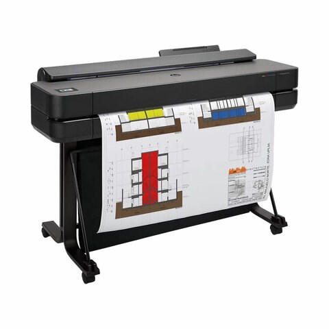Плоттер HP DesignJet T650 36" A0, Wi-Fi, сетевая карта, с подставкой, 5HB10A 354798