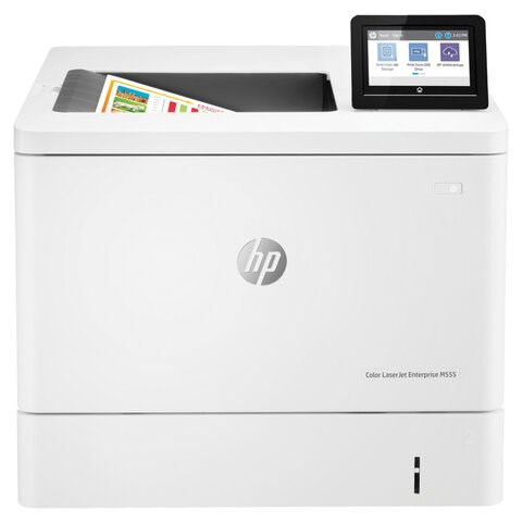 Принтер лазерный ЦВЕТНОЙ HP Color LJ Enterprise M555dn, А4, 38 стр./мин., 80000 стр./мес., ДУПЛЕКС, сетевая карта, 7ZU78A 354784