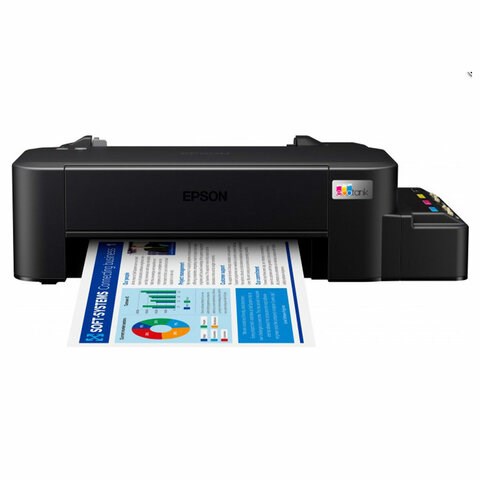 Принтер струйный EPSON L121, А4, 9 стр./мин (ч/б), 4,8 стр./мин (цв.), 720 x 720 dpi, C11CD76414 354815
