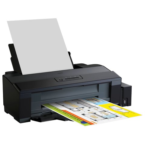 Принтер струйный EPSON L1300 А3, 30 стр./мин, 5760x1440, СНПЧ, C11CD81402 353414