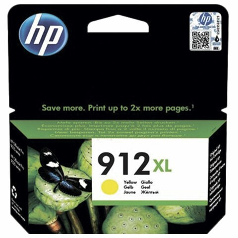 Картридж струйный HP (3YL83A) для HP OfficeJet Pro 8023, №912XL желтый, ресурс 825 страниц, оригинальный 363474