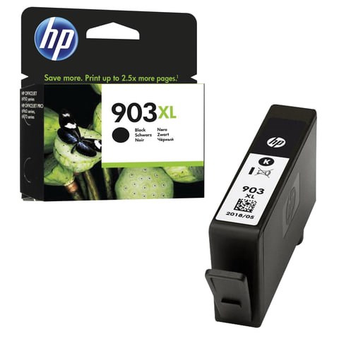 Картридж струйный HP (T6M15AE) OfficeJet 6950/6960/6970 №903XL, черный, увеличенный ресурс 825 стр., оригинальный 362339