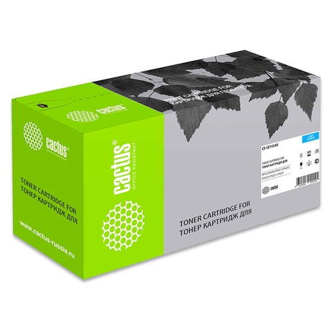 Картридж лазерный CACTUS (CS-CE741A) для HP LaserJet CP5225/5225N, голубой, ресурс 7300 страниц 362313