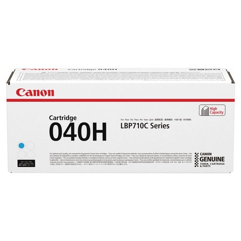 Картридж лазерный CANON (040H) i-SENSYS LBP710CX / 712CX, голубой, ресурс 10000 страниц, оригинальный, 0459C001 363237