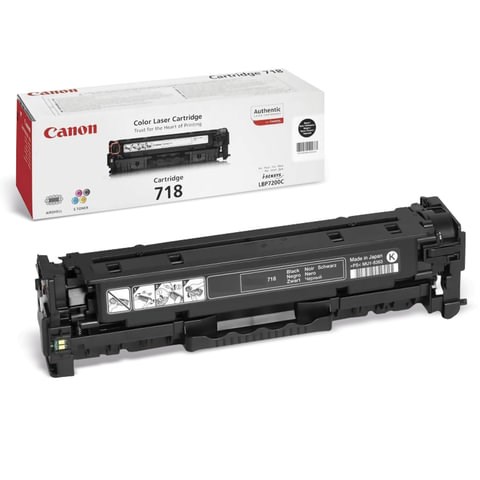 Картридж лазерный CANON (718BK) LBP7200Cdn/MF8330Cdn/MF8350Cdn, черный, ресурс 3400 страниц, оригинальный, 2662B002 360982
