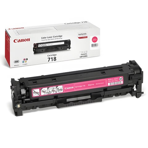 Картридж лазерный CANON (718M), LBP7200Cdn / MF8330Cdn / MF8350Cdn, пурпурный, ресурс 2900 страниц, оригинальный, 2660B002 360985