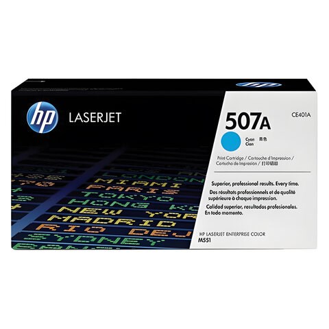 Картридж лазерный HP (CE401A) LaserJet Pro M570dn/M570dw, №507A, голубой, оригинальный, ресурс 6000 страниц 361137