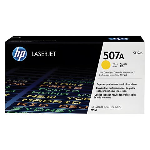 Картридж лазерный HP (CE402A) LaserJet Pro M570dn/M570dw, №507A, желтый, оригинальный, ресурс 6000 страниц 361138