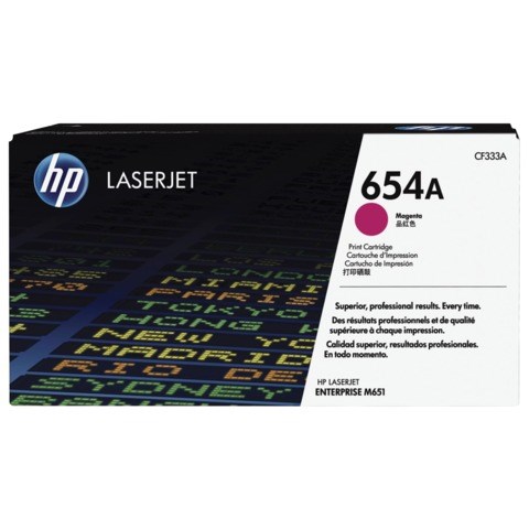 Картридж лазерный HP (CF333A) LaserJet M651n/M651dn/M651xh, №654A, пурпурный, оригинальный, ресурс 15000 страниц 361708