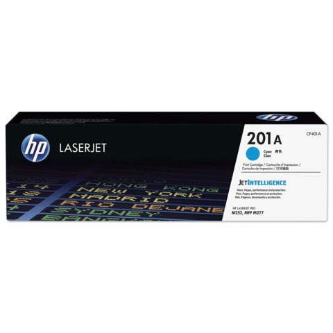 Картридж лазерный HP (CF401A) LaserJet Pro M277n/dw/M252n/dw, №201A, голубой, оригинальный, ресурс 1400 страниц 361693